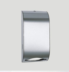 Ce porte-serviettes élégant en métal doré présente un design moderne à ouverture supérieure pour un accès facile. Disponible à prix de gros. - Product Image 3