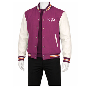 <b>Men</b> varsity <b>jacket</b> New American-style Padded Shoulder Cotton varsity <b>Jacket</b> solid Pattern custom logo printing varsity <b>jacket</b> - Product Image 4