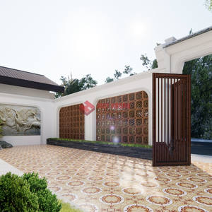 Revêtement mural en ciment moderne 190x190mm pour espaces créatifs - Product Image 3