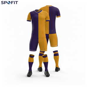 Uniformes de Fútbol Personalizados al por Mayor para Niños y Jóvenes, con Logotipo y Números Impresos, Manga Corta, 100% Poliéster, Secado Rápido - Product Image 5