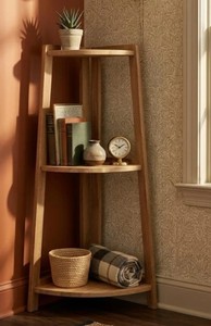 Modern <b>Wooden</b> Ladder Shelf 3-Tier Freestanding Backless <b>Bookcase</b> For Living Room Home Furniture Scandinavian Design - Product Image 4