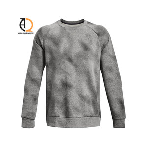Sweat-shirt unisexe surdimensionné à col rond brodé de haute qualité en coton French Terry pour hommes - Product Image 4