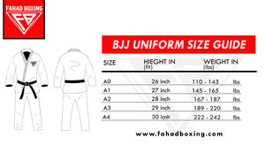 Kimono de Jiu Jitsu Brasileño Unisex de la Mejor Calidad, Tela Suave de 220g, Poliéster y Algodón, Sublimado, Costuras Reforzadas para Artes Marciales - Product Image 6