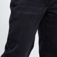 Jeans de Mezclilla de Algodón Personalizados, Ligeros, Transpirables, Casuales, de Lavado Oscuro, Corte Recto, Holgados, con Bordado de Alta Calidad para Hombre