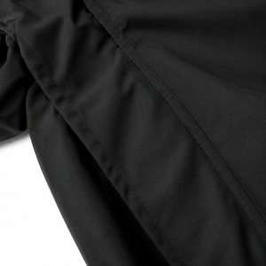 Custom Black Hooded <b>Racer</b> <b>Jacket</b> Waterproof Eco-Friendly Windproof Zipper Closure Casual Style Regular Fit Unisex Polyester - Product Image 4