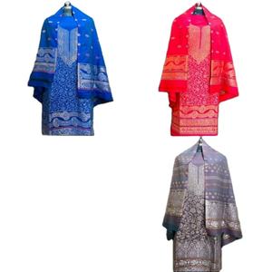 Pashmir Design nouveau 2022 dernier châles ou écharpe en laine Pashmina pour vêtements d'hiver châles chauds élégants colorés - Product Image 1
