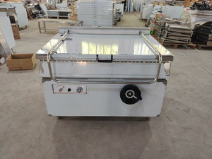 Sartén de gas inclinable de acero inoxidable multifunción de 120 L de alta resistencia 2026 para freír y asar - Product Image 4