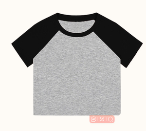 T-shirt sexy pour femme en toile de haute qualité avec logo, manches courtes, coupe classique - Product Image 5