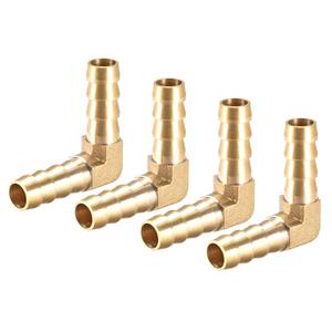 Codo macho de latón forjado de 90 grados para manguera, de alta presión, pulido, OEM/ODM (AOL-057) - Product Image 6
