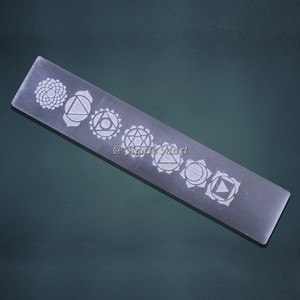 New Bulk Wholesale Flat Selenite Agate Crystal <b>Wand</b> Gemstone Charging Massage <b>Wand</b> <b>for</b> Spiritual Therapy Moon Phase love polished healing - Product Image 2