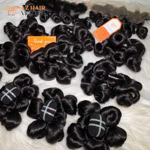 Venta al por mayor 2024 Cabello virgen vietnamita con rizo de huevo, paquetes de cabello humano natural, extensiones de cabello Remy de doble densidad - Product Image 3