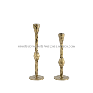 ฐานเสาทองแดงขัดเงาด้วยมือ – ฐานทรงเรียวหรูหราสำหรับงานออกแบบตกแต่ง - Product Image 6