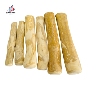 Jouets à mâcher pour chiens QM GLOBAL en bois de café naturel écologique - Bâtonnets en bois durables de tailles extra larges à petites - Product Image 1