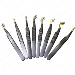 Wholesale Stainless Steel Classic Eyelash Tweezers Custom Logo Private Label Volume Isolation Lash Extension <b>Tool</b> Kit - Product Image 6