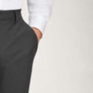 Pantalon à carreaux noir pour homme, coupe slim, style classique, décontracté ou habillé, pour tenue professionnelle ou de costume, OEM ODM - Product Image 3