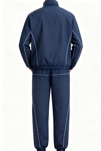 Conjunto Deportivo de Dos Piezas para Hombre, Otoño 2026, Chaqueta Cortavientos y Pantalones de Felpa, Personalizable, de Alta Calidad - Product Image 6