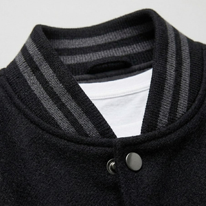 Fabricante profesional de chaquetas varsity de invierno para hombre, con logo personalizado impreso, estilo Letterman, ropa de calle, chaquetas de béisbol para hombre. - Product Image 4