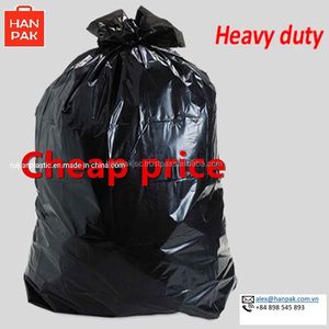 Strong Black Plastic <b>Trash</b> <b>Bags</b> with Flat Bottom From Vietnam Producer - ODM with Best Price - Product Image 6