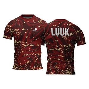 Half Sleeve <b>Compression</b> Gym Shirt Leisure <b>Top</b> Custom Men <b>Women</b> Muscle Fit Athletic Fitness Sportswear Low Price Shirt - Product Image 1