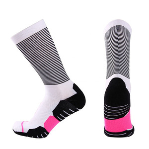 Chaussettes pour femmes à lacets en dentelle au niveau du genou, chaussettes pour hommes à motif uni, chaussettes d'hiver respirantes, chaussettes de compression transparentes - Product Image 5