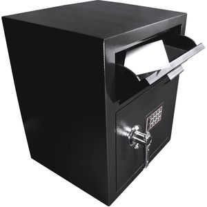Cassaforte con tastiera da 1 piede cubo e scomparti per deposito, ideale per casa o ufficio - Product Image 4