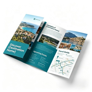 Folleto de papel plegado impreso en blanco y negro personalizado Mini libro de instrucciones <span class=keywords><strong>Manual</strong></span> de usuario con impresión en color - Product Image 5