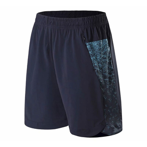 Shorts de football rétro pour hommes en gros, personnalisés, tissés, à taille élastique, 100 % polyester, unis, décontractés, en toile, imperméables, séchage rapide - Product Image 4