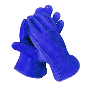 Top Selling Durable Cowhide Grain Leather Safety <b>Gloves</b> Winter Thermal Cold Driving <b>Gloves</b> for Mechanic Industrial Use - Product Image 6