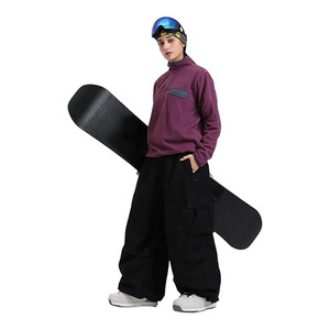 Pantalones de Snowboard/Esquí para Hombre y Mujer, Súper Holgados, Resistentes al Viento e Impermeables, para Entrenamiento al Aire Libre, Talla Grande, con Logotipo Frontal - Product Image 2