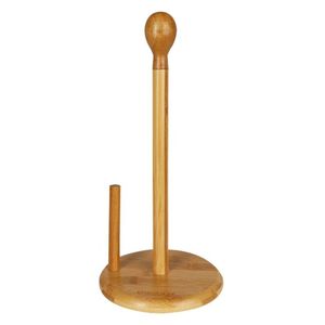 Fresh Arrival Acacia Wood Eco-Friendly Spice Organizer-Rustic <b>Kitchen</b> Countertop Multifunction Paper <b>Tissue</b> <b>Holder</b> Stand - Product Image 2