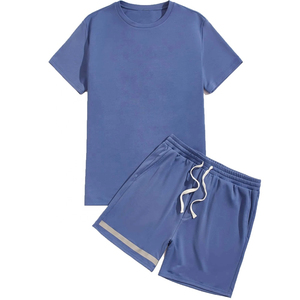 ชุดเซ็ตเสื้อยืดและกางเกงขาสั้นลำลองสำหรับผู้ชาย Care Master 2026 รุ่นสั่งทำพิเศษสำหรับฤดูร้อน เหมาะสำหรับเล่นกีฬาและใส่ไปชายหาด ผลิตจากผ้าฝ้าย 100% แห้งเร็ว ระบายอากาศได้ดี - Product Image 1