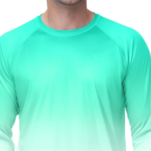 High Quality UPF50+ Eco-Friendly Polyester/Cotton UV Protection Quick Dry Shirt for Men Sun Clothing for Hiking & Fishing - Product Image 2