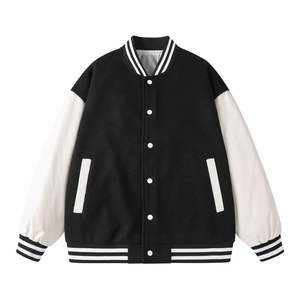 Chaqueta Varsity de Manga Larga con Diseño Moderno 2026 para Hombre, Ropa Casual, MOQ Bajo, Chaqueta de Béisbol Universitaria para Hombre, Gran Venta - Product Image 4