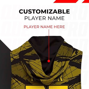 <b>Compression</b> Hooded 7v7 Custom Flag Football Jerseys High-performance <b>Compression</b> Sportswear Premium Sublimation Printing - Product Image 3