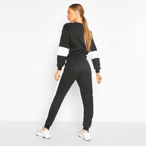 Ensemble de survêtement deux pièces de luxe pour femme, hiver, tie-dye, style urbain, avec sweat-shirt court boutonné aux genoux et pantalon de jogging confortable, élégant et délavé - Product Image 6