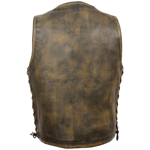 Gilet en cuir portable pour homme, épais, confortable et professionnel - Product Image 5