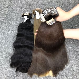 Venta al por mayor de cinta de ondas naturales para gran stock de alta calidad 100% cabello virgen vietnamita cabello crudo - Product Image 1