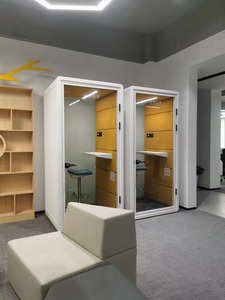 Cabina <span class=keywords><strong>de</strong></span> Oficina Insonorizada para Reuniones Privadas, Cabina Acústica para Oficina, Cabina Insonorizada Ecológica para Reuniones - Product Image 4