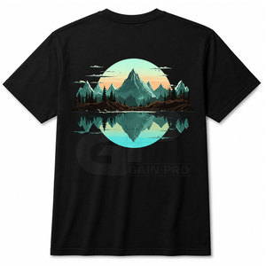 เสื้อยืดพิมพ์ลายสะท้อนแสงขนาดใหญ่สำหรับผู้ชาย เสื้อยืดกราฟิกผ้าฝ้ายพรีเมียม เนื้อนุ่ม ระบายอากาศได้ดี สวมใส่สบายๆ ทันสมัย เหมาะสำหรับใส่ในชีวิตประจำวัน - Product Image 2