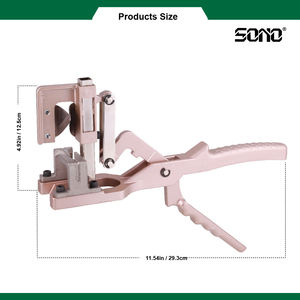 Tijeras de injerto industriales DIY OEM para ramas de árboles frutales, herramienta duradera con hoja de acero inoxidable SONO J68 - Product Image 4