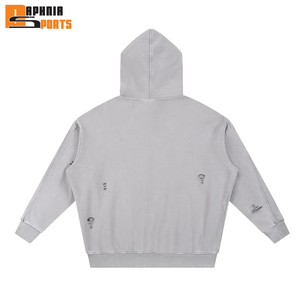 Sudadera con Capucha Personalizada de Alta Calidad, Impresión Digital Invernal, Estilo Desgastado, Fabricada en Fábrica, Precio Económico, Sudaderas para Hombre - Product Image 6