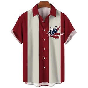 Chemises en sergé personnalisées imprimées élégantes pour hommes de haute qualité 100% coton biologique nouvelles chemises décontractées respirantes à col montant - Product Image 4