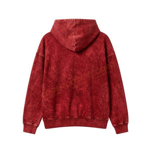 Oferta Especial: Sudadera con Capucha Personalizada de Algodón Terry, Oversize, Holgada y de Corte Cuadrado, con Lavado Ácido y Estampado Puff de Alto Gramaje - Product Image 5
