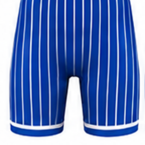 Men Royal Blue Striped Sublimated Wrestling Singlet Polyester Lightweight Wrestling Apparel <b>Athletic</b> Uniform Sportswear Training - Product Image 6