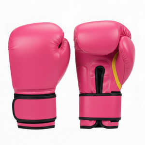 Guantes de Boxeo Profesionales de Cuero PU de 6oz-12oz, Transpirables, Antideslizantes, con Cierre, para Mujeres, Niños, Combate Libre, Pesca - Product Image 3