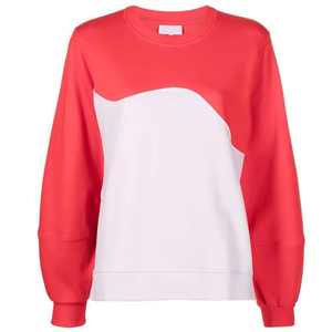 เสื้อสเวตเชิ้ตผู้หญิงคุณภาพสูง ทรงโอเวอร์ไซส์ ผ้าฟลีซหนานุ่ม สีพื้น  รับสกรีนโลโก้ แฟชั่นทันสมัย - Product Image 4