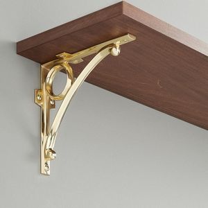 Minimalist Hidden Metal Shelf Bracket for <b>Floating</b> Wooden <b>Shelves</b> with Strong Support and Elegant Modern Appearance - Product Image 1