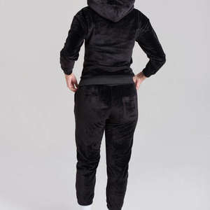 Survêtements de sport personnalisés pour femmes avec logo, couleur unie, manches longues, collection automne, dernier design, 100 % coton molletonné, séchage rapide - Product Image 2