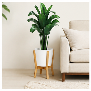 Modern Plant <b>Stand</b> Indoor Plant Holder Adjustable Decorative Wooden <b>Pot</b> <b>Stand</b> for Floor Planters and Corner Home Decor - Product Image 3