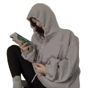 <b>Women's</b> <b>Zip</b>-<b>Up</b> Puffer <b>Jacket</b> with Hood Anti-Wrinkle Lined Oversized Regular Length Cotton & Bamboo Fiber Casual Winter Outerwear - Product Image 3